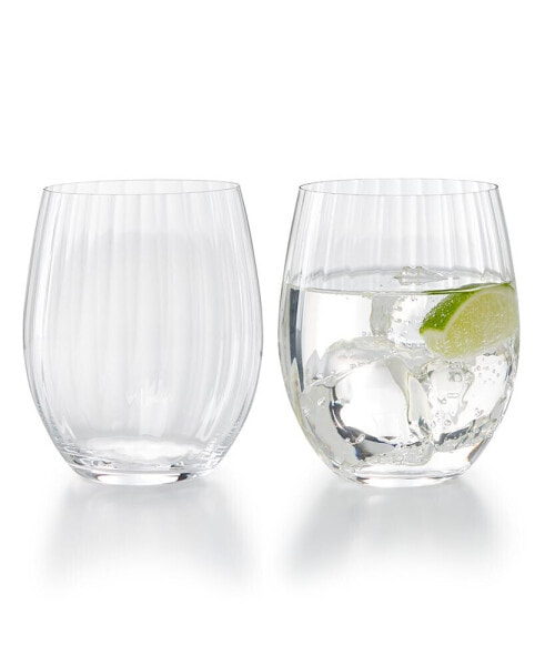 Optical O Longdrink Glasses, Set of 2