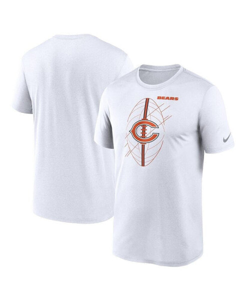 Men's White Chicago Bears Legend Icon Performance T-shirt