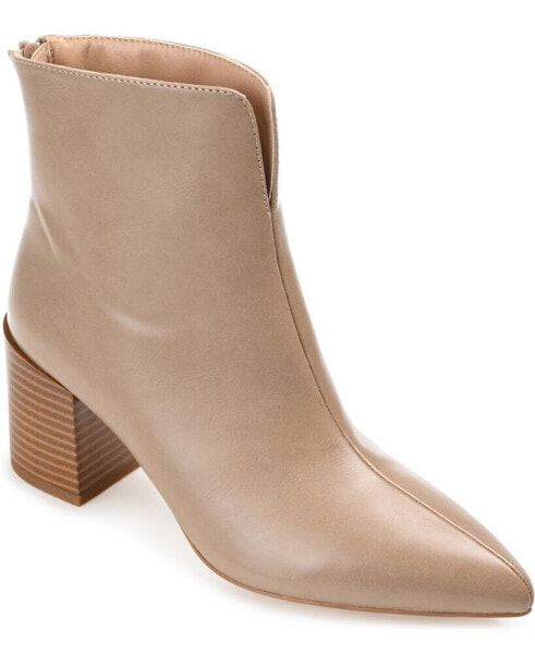 Полусапоги JOURNEE Collection Kayden Block-Heel Booties