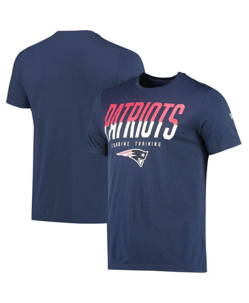 Men's Navy New England Patriots Combine Authentic Big Stage T-shirt