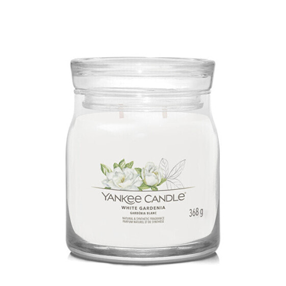 Aromatic candle Signature glass medium White Gardenia 368 g