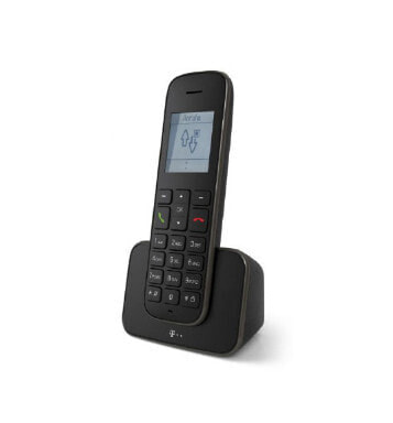 Deutsche Telekom Telekom Sinus 207 - Analog telephone - Wireless handset - 150 entries - Black