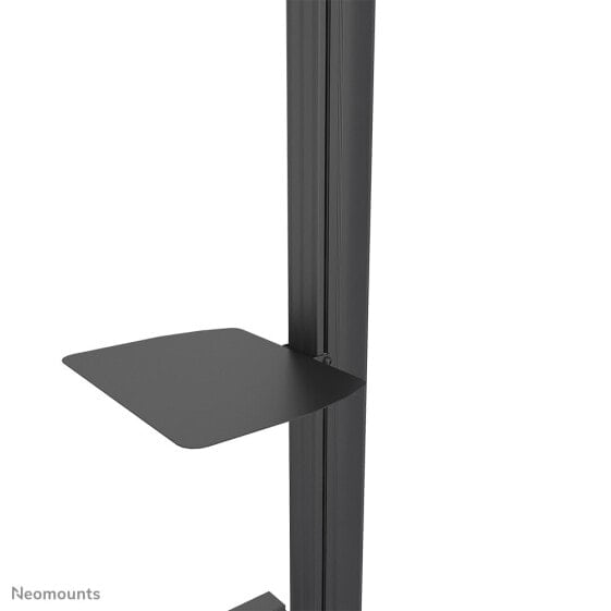 Neomounts by Newstar Pro multimedia shelf - Shelf - Black - 5 kg - Pole clamp - -25.4 mm (-1") - -25.4 mm (-1")