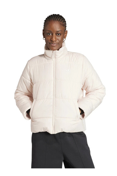 Pembe Kadın Dik Yaka Mont IK0448 ADICOLOR PUFFER JACKET