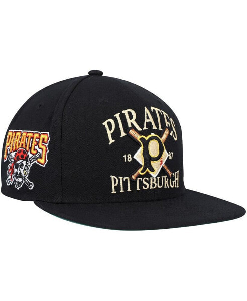 Men's Black Pittsburgh Pirates Grand Slam Snapback Hat