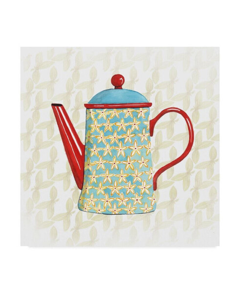 Grace Popp Sweet Teapot VI Canvas Art - 20" x 25"