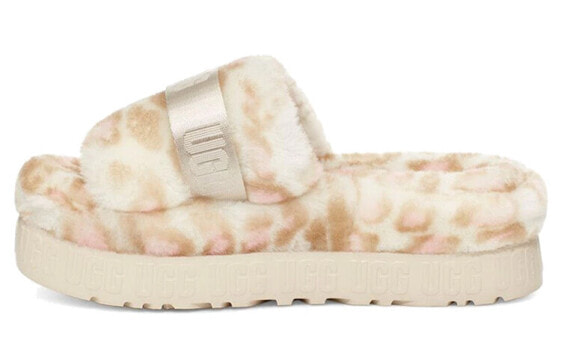 Тапочки UGG Fluffita Leopard Print