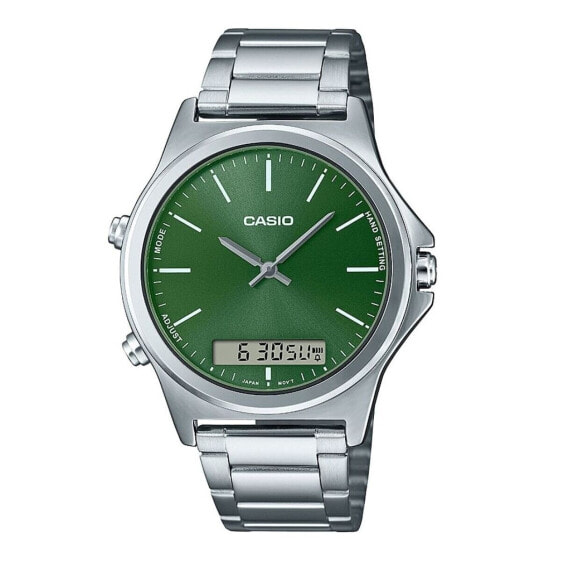 Мужские часы Casio COLLECTION Зеленый Серебристый (Ø 41,5 mm)