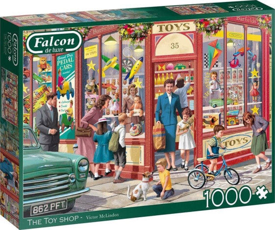 Jumbo Puzzle 1000 Falcon Sklep z zabawki na rogu ulicy