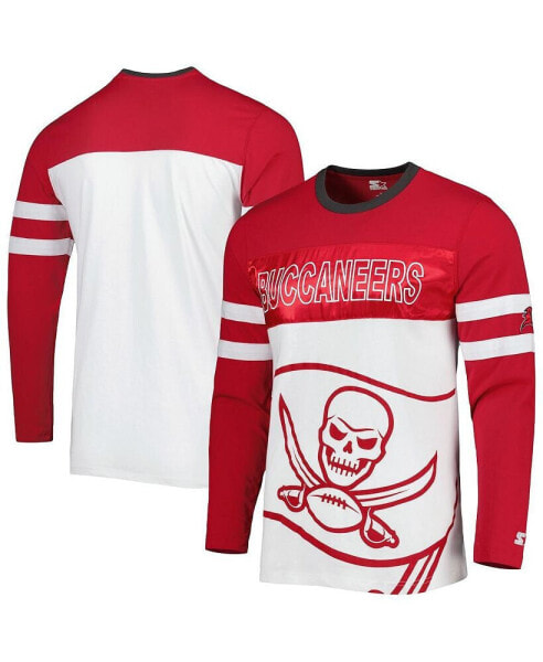 Men's Red, White Tampa Bay Buccaneers Halftime Long Sleeve T-shirt