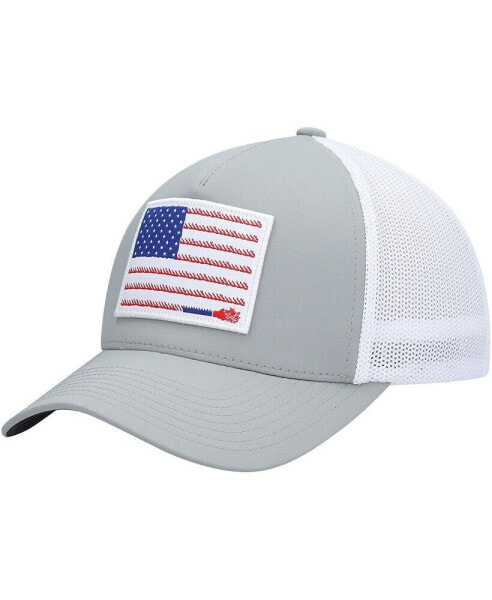 Men's Gray Liberty Roper Flex Hat