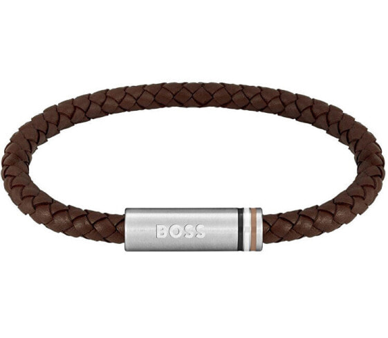 Stylish leather bracelet Ares Single 1580623