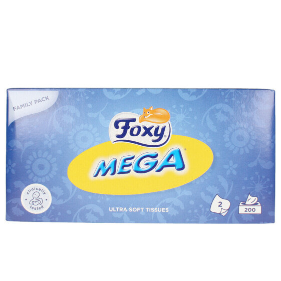 Бумажные салфетки Foxy FACIAL MEGA 200 шт