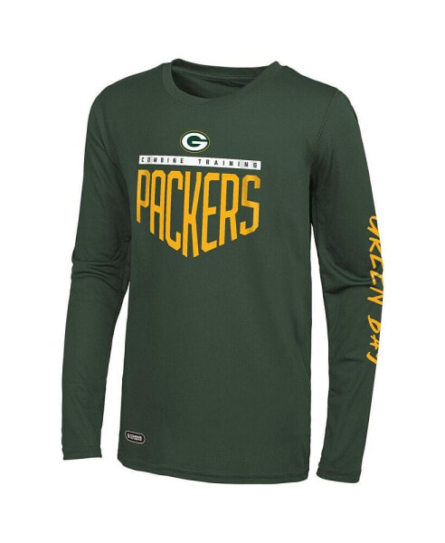 Men's Green Green Bay Packers Impact Long Sleeve T-shirt