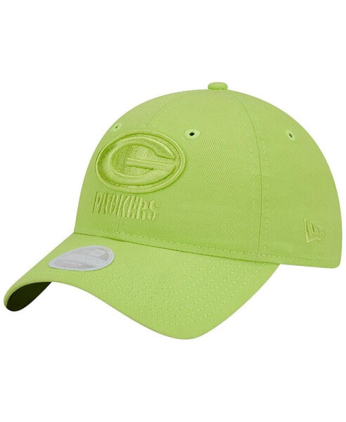 Women's Green Green Bay Packers Color Pack Brights 9TWENTY Adjustable Hat