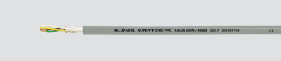 Helukabel 49580 - Low voltage cable - Grey - Polyvinyl chloride (PVC) - Cooper - 0.34 mm² - 61.2 kg/km
