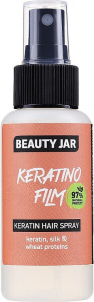 Festigendes Haarspray mit Keratin und Weizenproteinen - Beauty Jar Keratino Film Keratin Hair Spray 100 ml