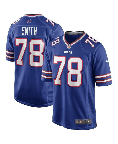 Men's Bruce Smith Royal Buffalo Bills Game Retired Player Jersey