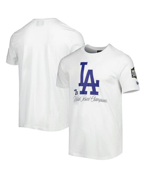 Men's White Los Angeles Dodgers Historical Championship T-shirt