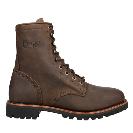 Chippewa Classic 2.0 8 Inch Electrical Soft Toe Lace Up Work Mens Brown Work Sa