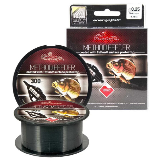 Монофильная леска для рыбалки CARP EXPERT Method Feeder Teflon 300 монолинейка