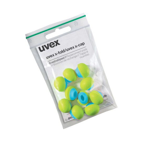 UVEX Arbeitsschutz 2125351 - Reusable ear plug - In-ear - Blue - Green - 24 dB - 60 pc(s)