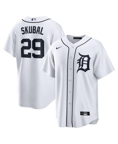 Men's Tarik Skubal White Detroit Tigers Home Replica Jersey