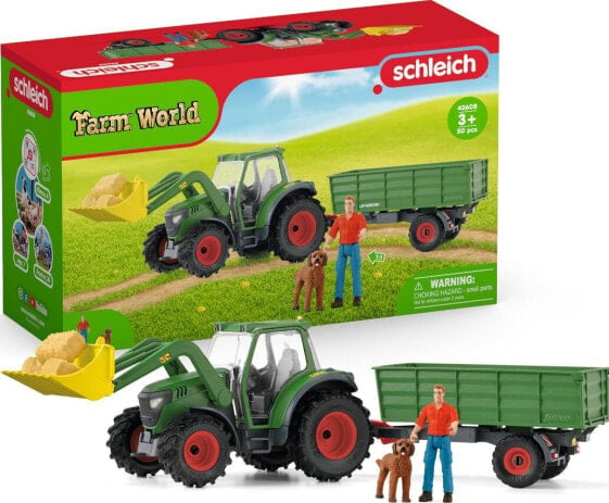 Schleich Schleich Farm World 42608 Tractor with Trailer