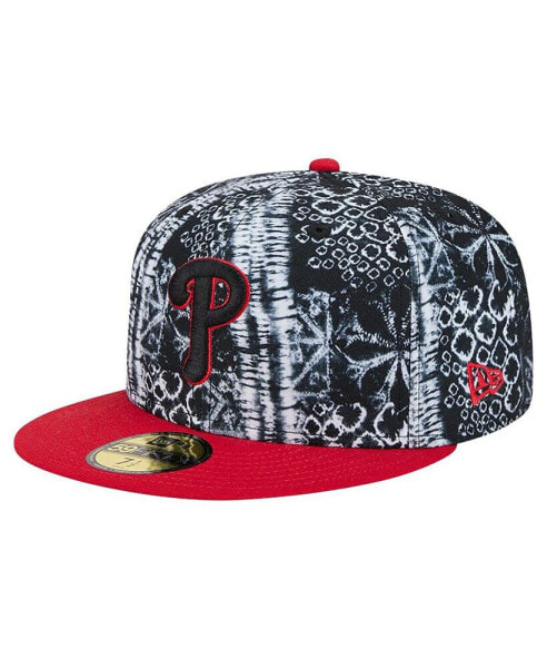 Men's Black Philadelphia Phillies Sands 59FIFTY Fitted Hat