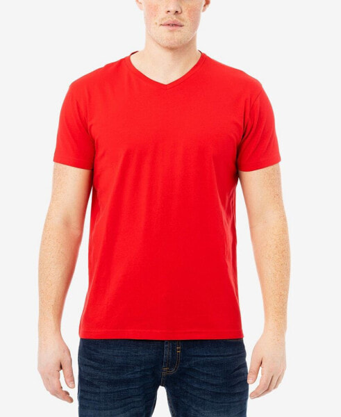 Men's Basic V-Neck Short Sleeve T-shirt