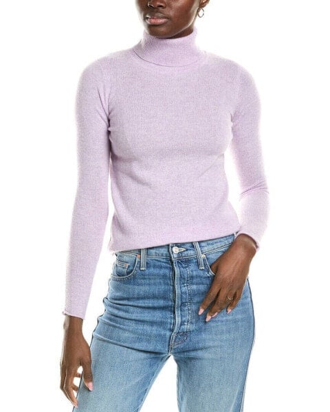 Sofiacashmere Roll Cuff & Hem Turtleneck Sweater Women's