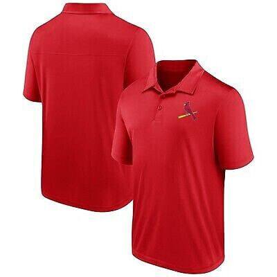 MLB St. Louis Cardinals Men's Polo T-Shirt - S