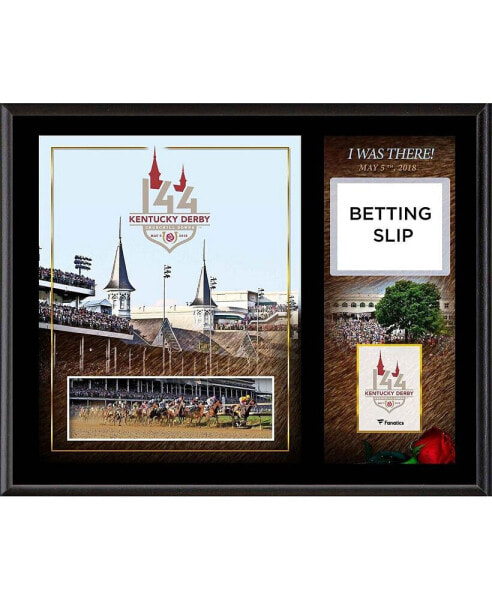Kentucky Derby 144 12" x 15" Sublimated "I Was There" Betting Slip Plaque