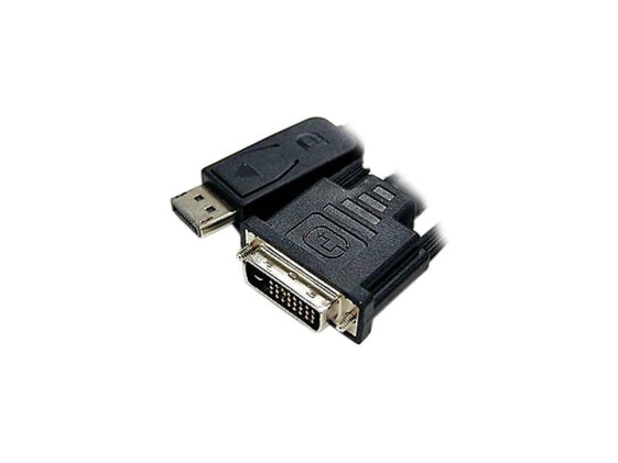 BYTECC DP-DVI005MM 6" DisplayPort Male to DVI Male Cable Adapter 0.5 ft. (6") w/