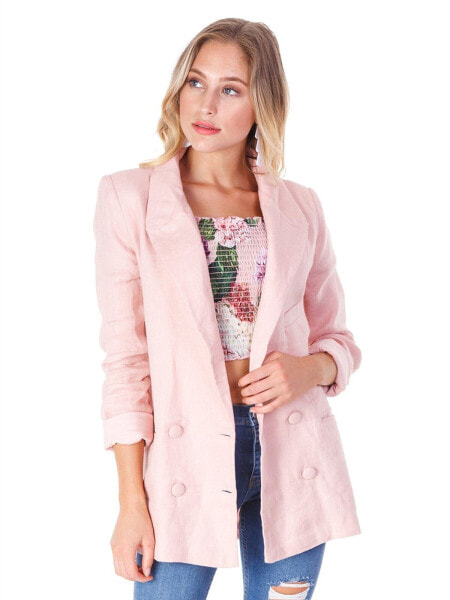 Women's Lovers + Friends Fanning Blazer, Size Small - Pink 149307