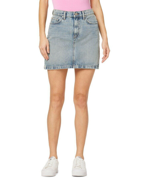 Джинсы женские Hudson Jeans Curved Hem Mini Skirt