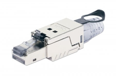 Intellinet CAT6a 10G Rj45-Feldstecker STP m. Lasche - Cable - Network