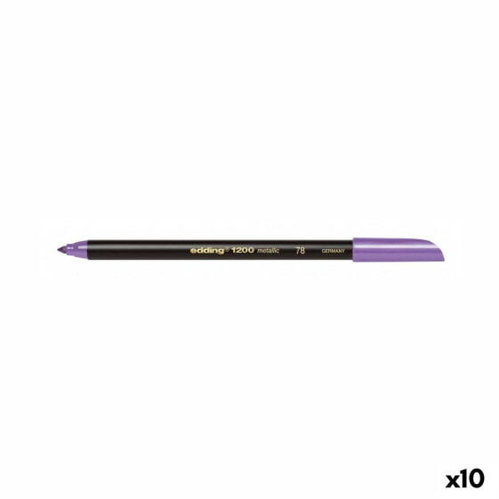 Marker pen/felt-tip pen Edding 1200 Metallic Violet (10 Units)