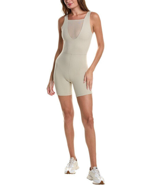 Weworewhat Mesh Insert Romper Women's