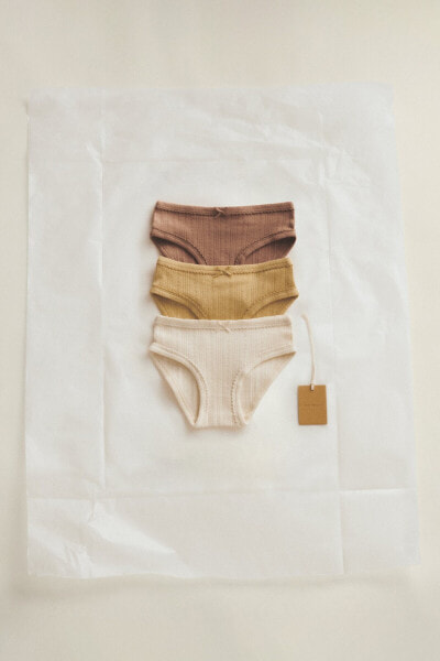 Timelesz - pack of three cotton briefs