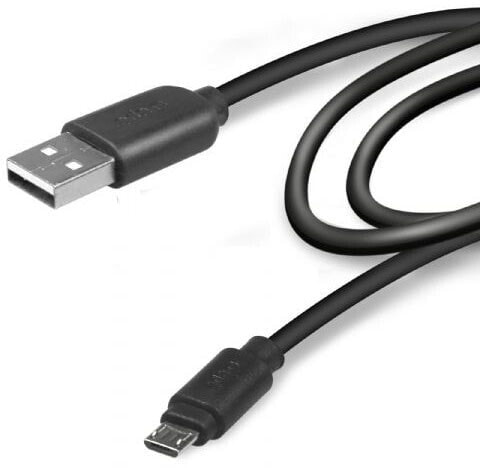 SBS 3m USB 2.0 - 3 m - USB A - Micro-USB B - USB 2.0 - Male/Male - Black