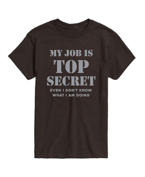 Men's Job Is Top Secret Short Sleeves T-shirt