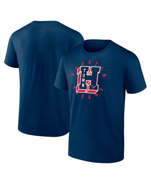 Men's Navy Houston Texans Hometown Offensive Drive T-Shirt