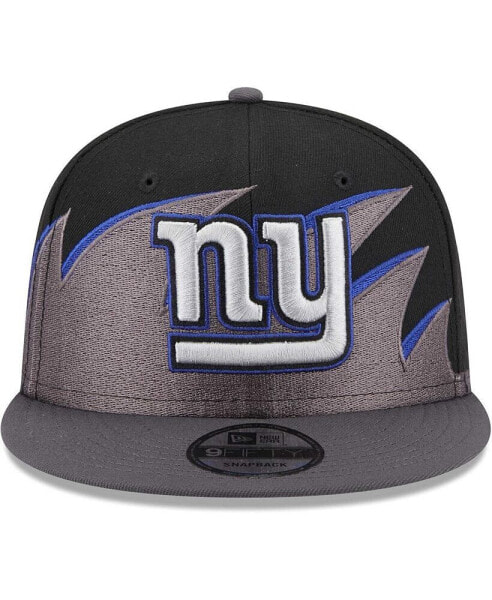 Men's Black New York Giants Tidal Wave 9FIFTY Snapback Hat