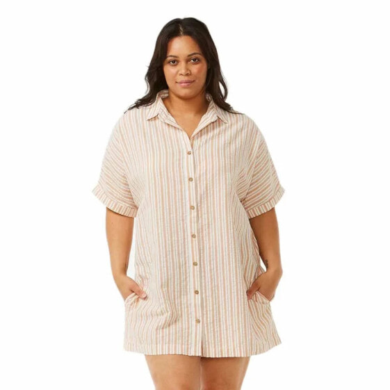 RIP CURL Follow The Sun Short Sleeve Short Dress