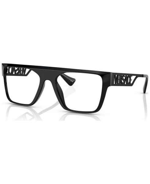 Men's Rectangle Eyeglasses, VE3326U55-X