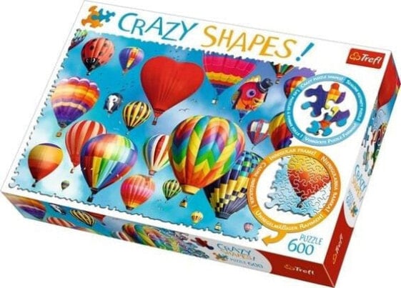 Trefl Puzzle 600 elementów Crazy Shapes - Kolorowe balony