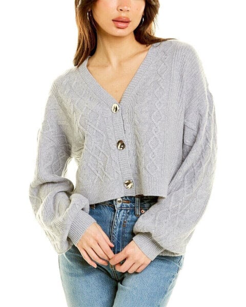 Cami Nyc Darcy Wool Cardigan Women's Grey L