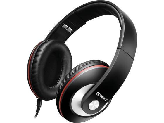 SANDBERG Play'n Go Headset Black - Headset - Head-band - Calls & Music - Black - Binaural - 1.5 m