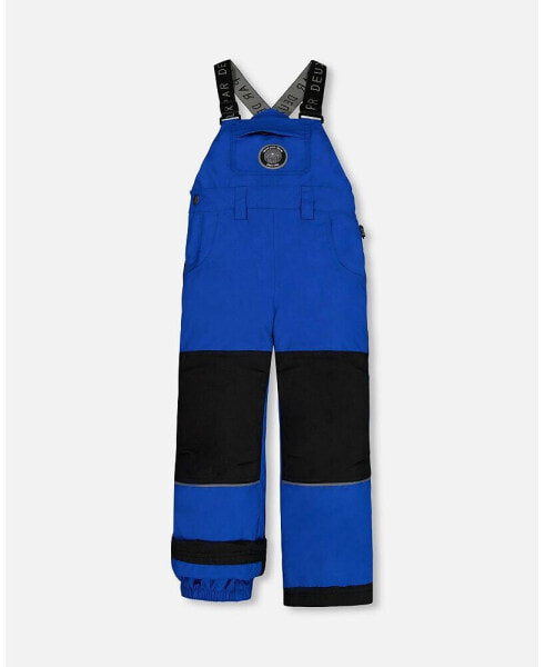 Little Boys Overall Snow Pants Royal Blue - Toddler|Child